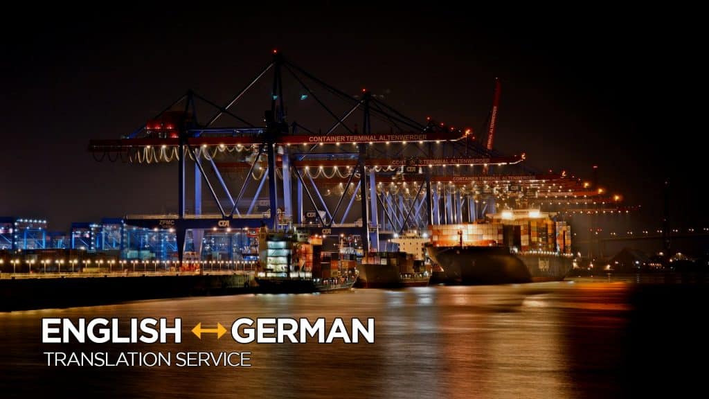 English to German translation service