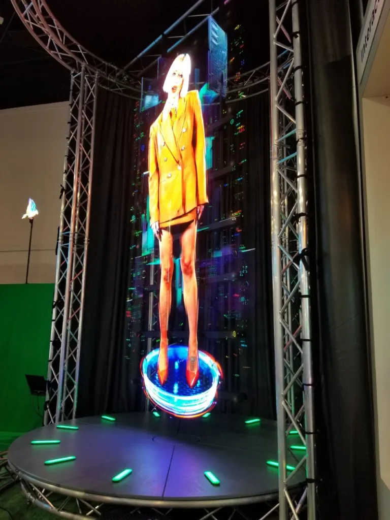 hologram booth
